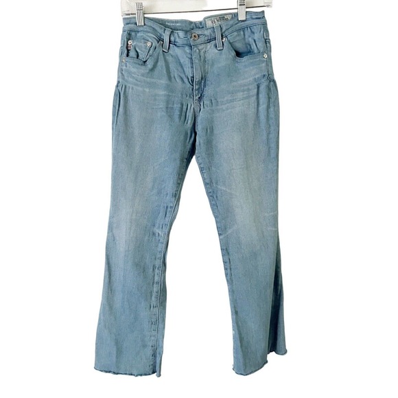 Ag Adriano Goldschmied Denim - AG Adriano Goldschmidt Jodi Crop Light Wash Stretch Denim Jeans Sz 26